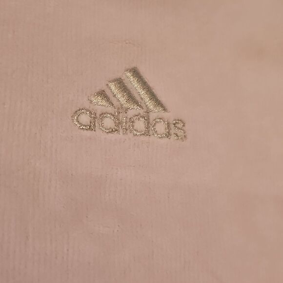 Adidas Velour Ribbed Lavender Sweatshirt Size 6 - Picture 11 of 12